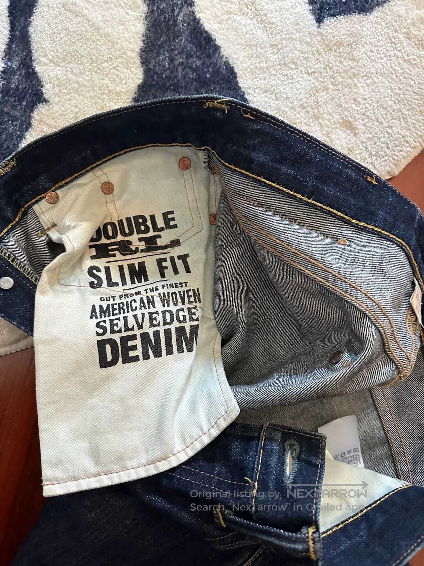RRL Ralph Lauren RRL Slim Fit Selvedge Jean. Size US 30 / EU 46 - 5 Thumbnail