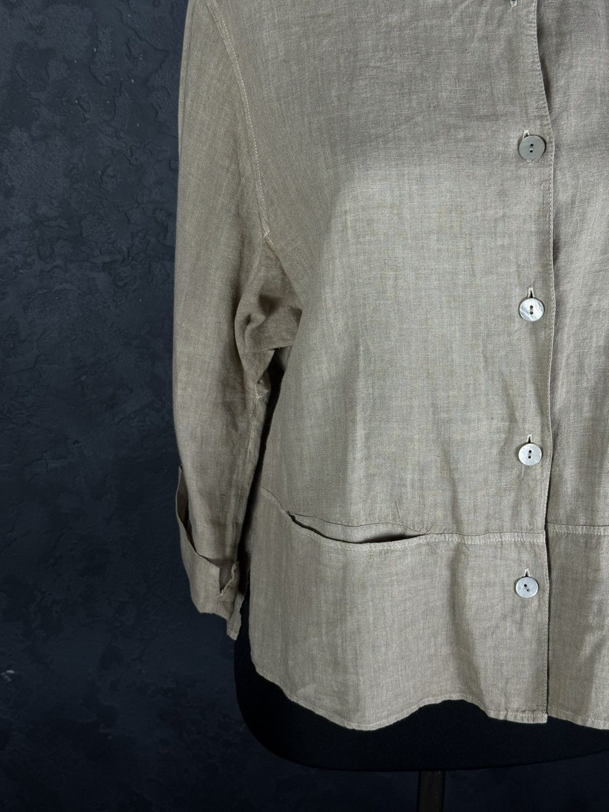 OSKA Oska Linen Lightweight Button Up Shirt Jacket Size 1 Size S / US 4 / IT 40 - 4 Thumbnail