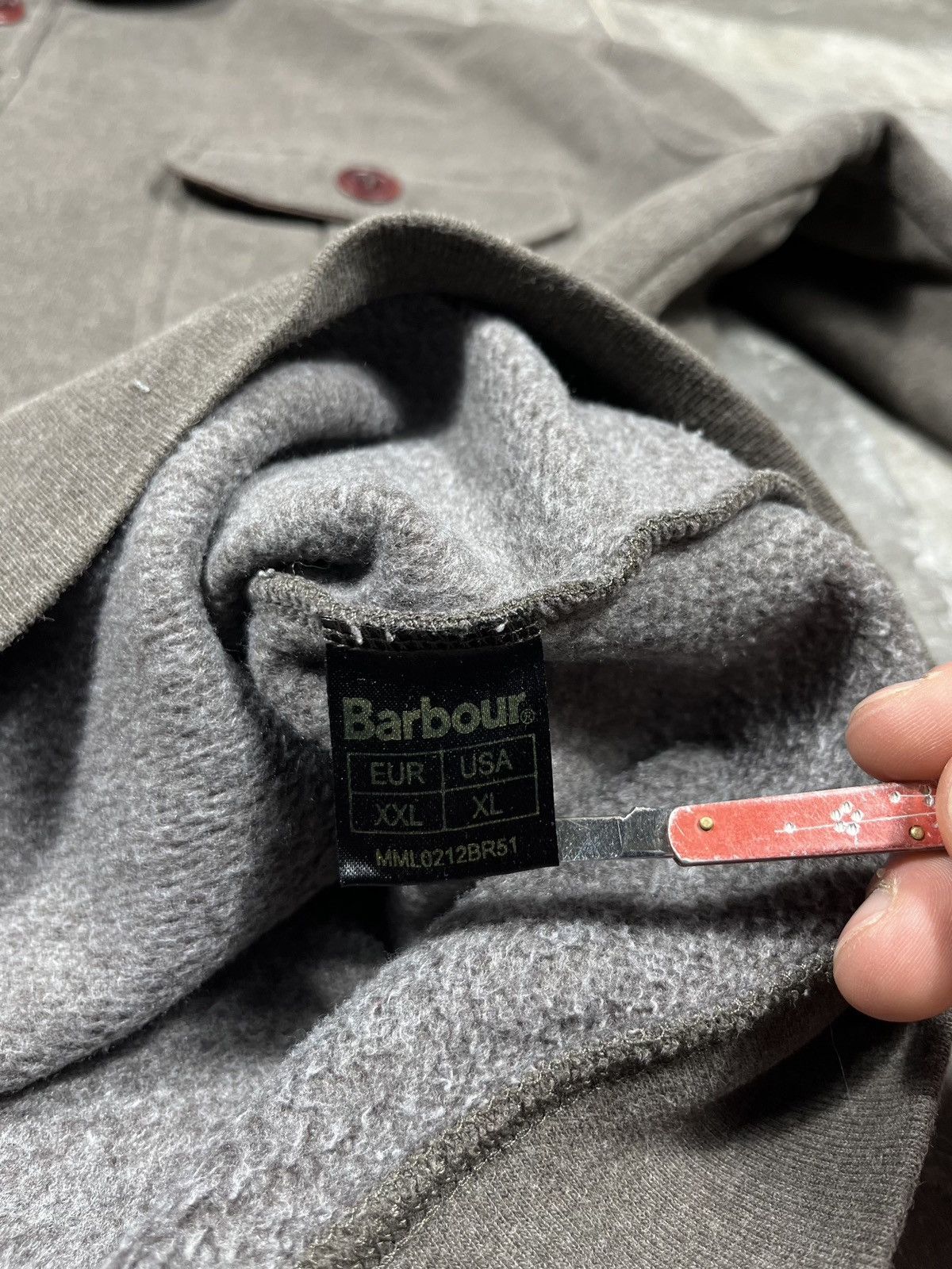 Barbour Barbour Beacon Corduroy Collar Fleece Sweatshirt Brown XXL Size US XXL / EU 58 / 5 - 16 Thumbnail