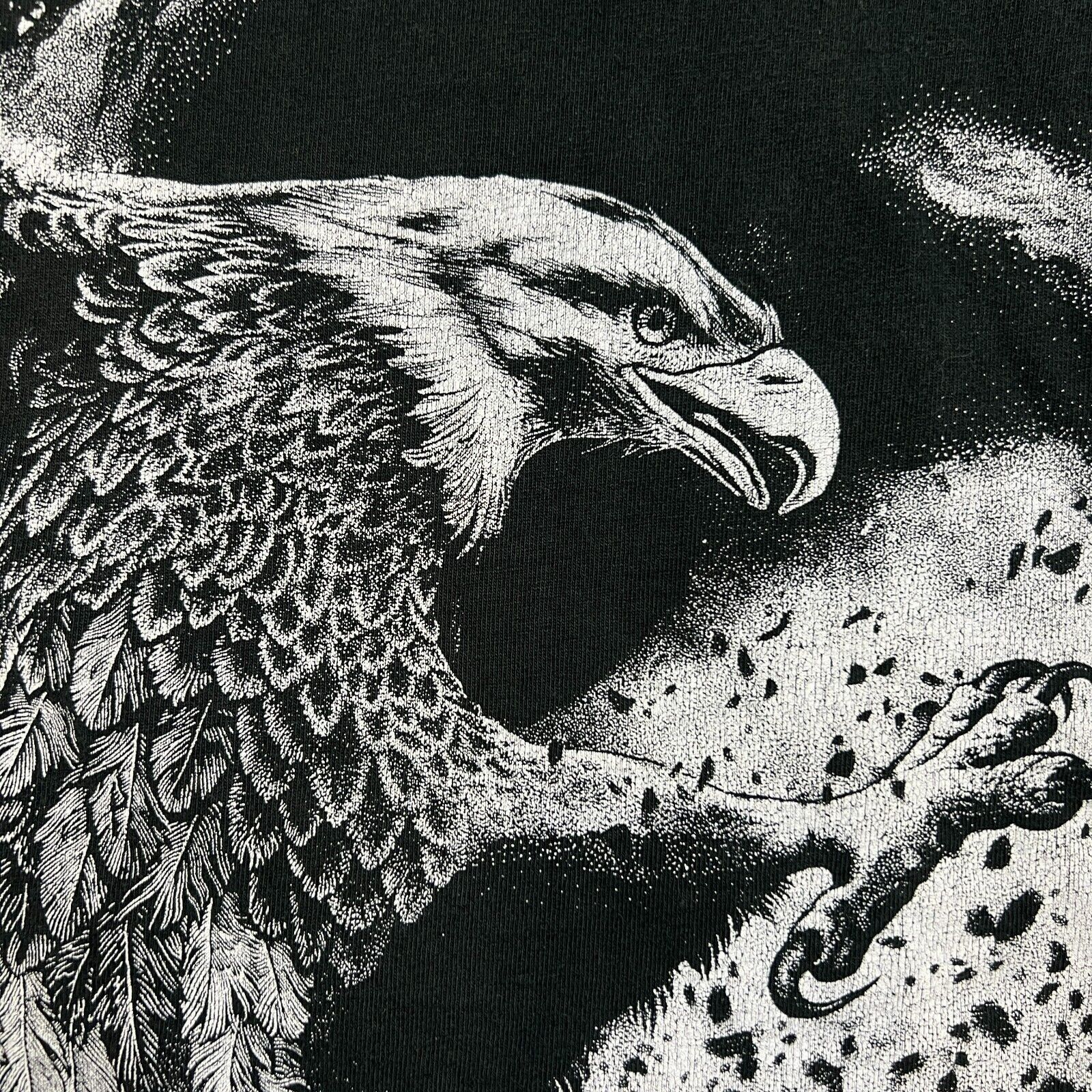 Fruit Of The Loom × Vintage Vintage 1993 Flying Eagle T Shirt XL AOP Single Stitched Tee Size US XL / EU 56 / 4 - 3 Thumbnail