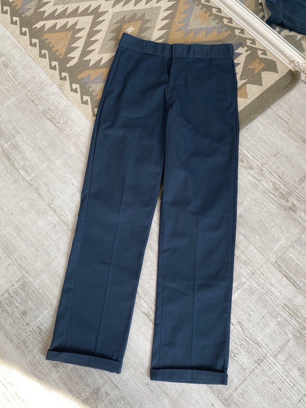 Dickies Dickies 874 Cotton Pleated Chino Work Pants Trousers Size US 32 / EU 48 - 1 Thumbnail