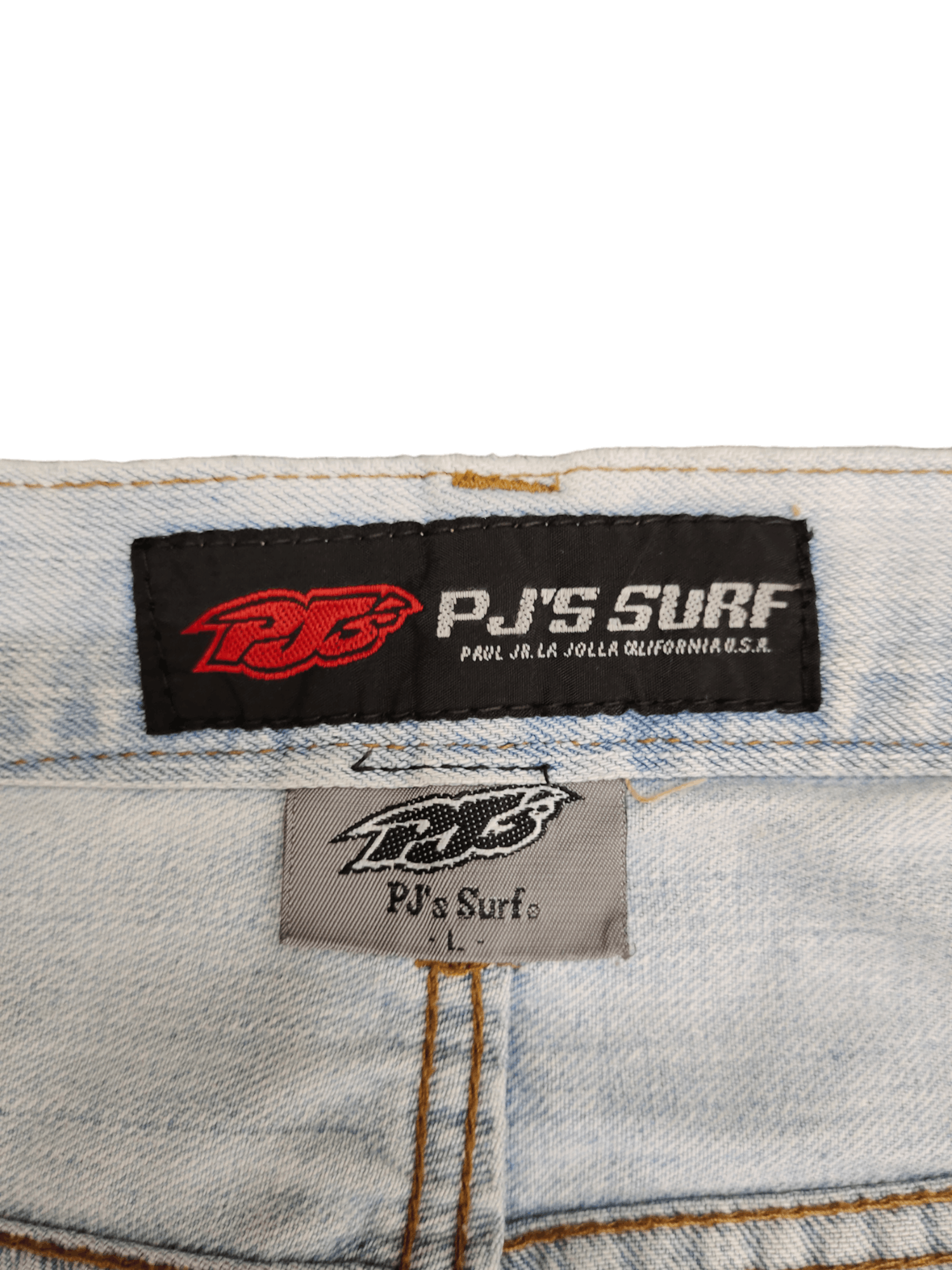 JNCO Baggy Jeans PJ Surf Light Wash Cargo Wide Leg Denim Y2k Jnco Size US 34 / EU 50 - 8 Thumbnail