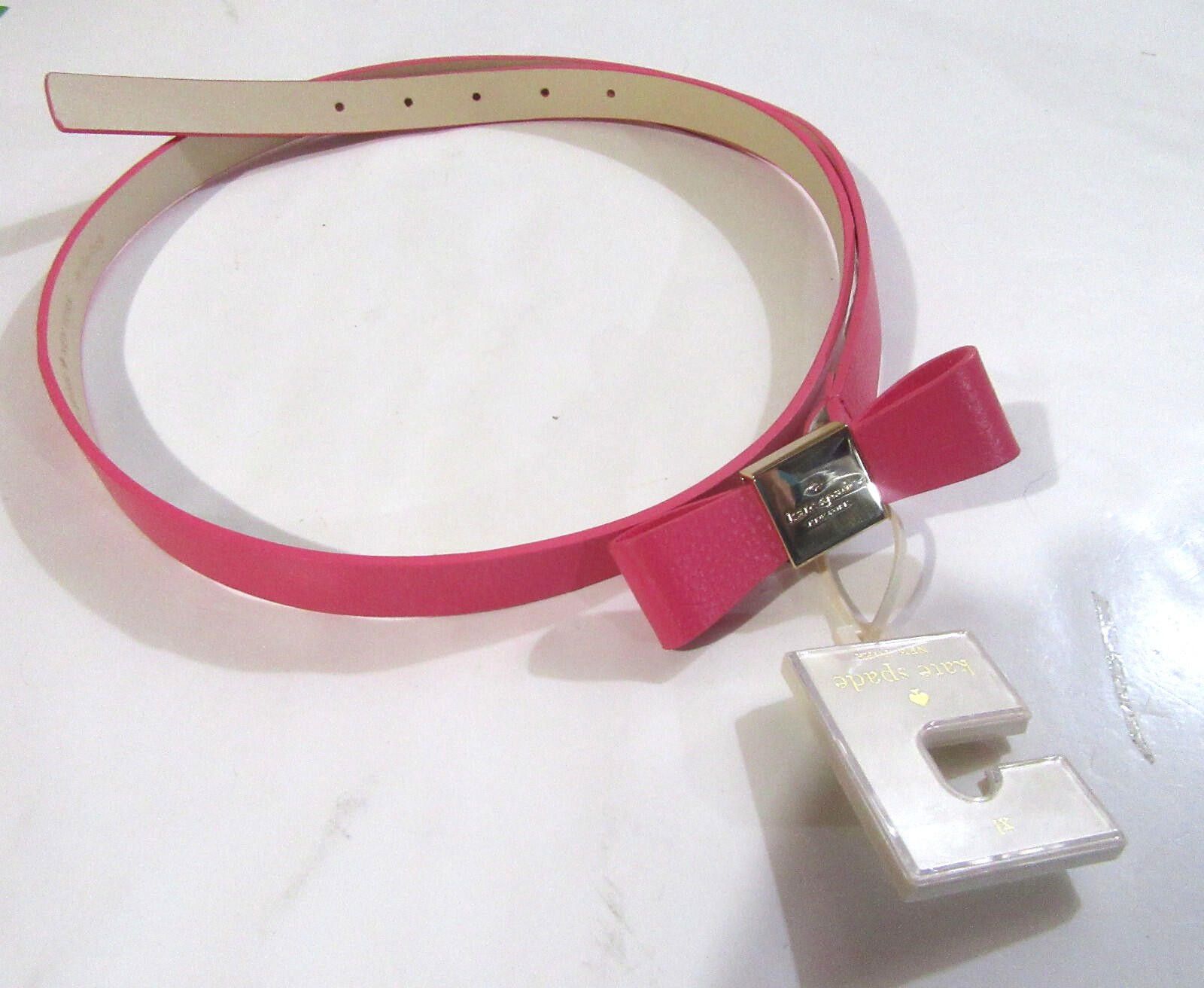 Other Kate Spade Womens Leather Belt with Bow Pink Size XL Size ONE SIZE - 4 Thumbnail