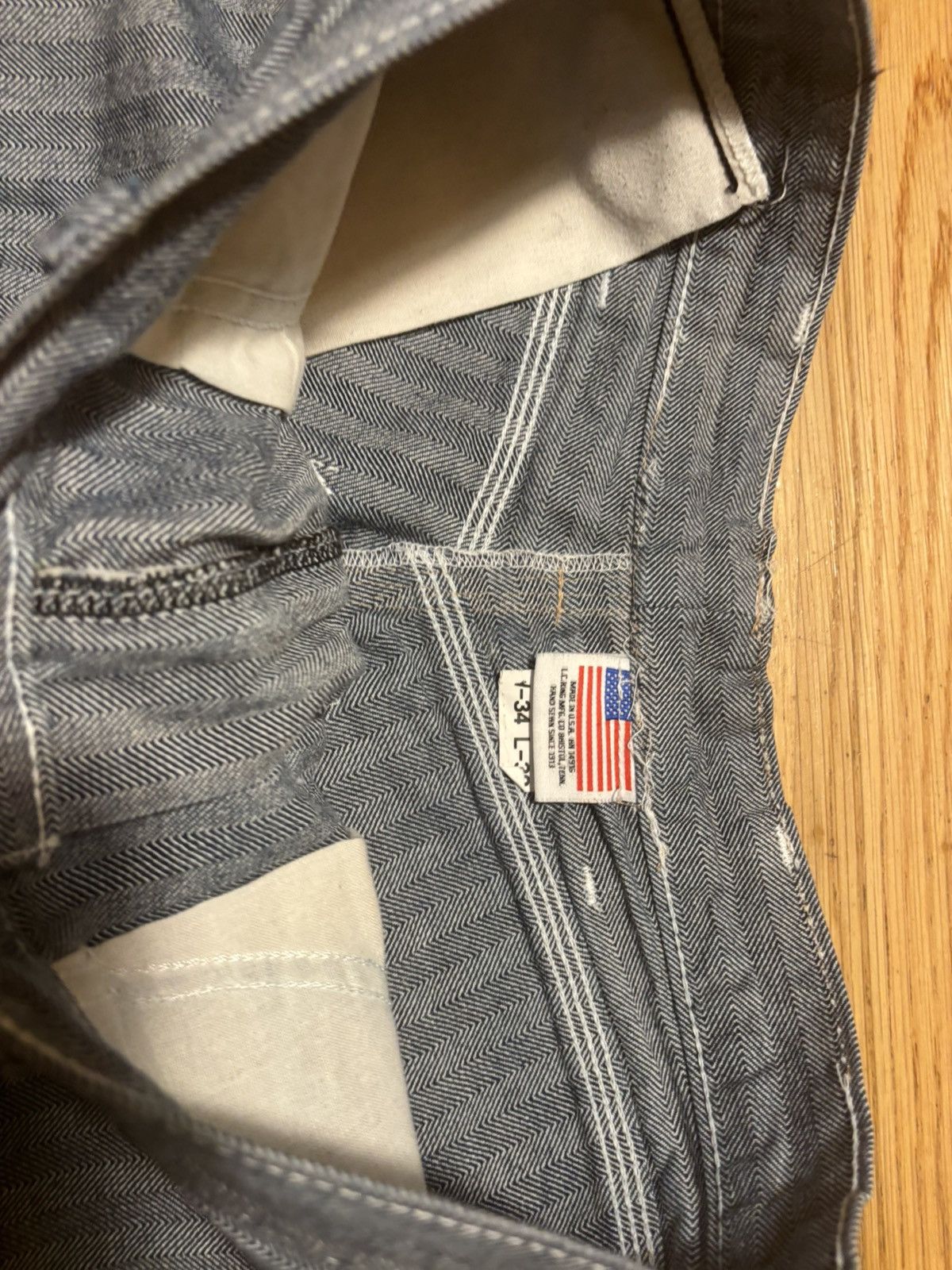 Levi's Levis pinstripe 70s denim Size US 30 / EU 46 - 5 Thumbnail