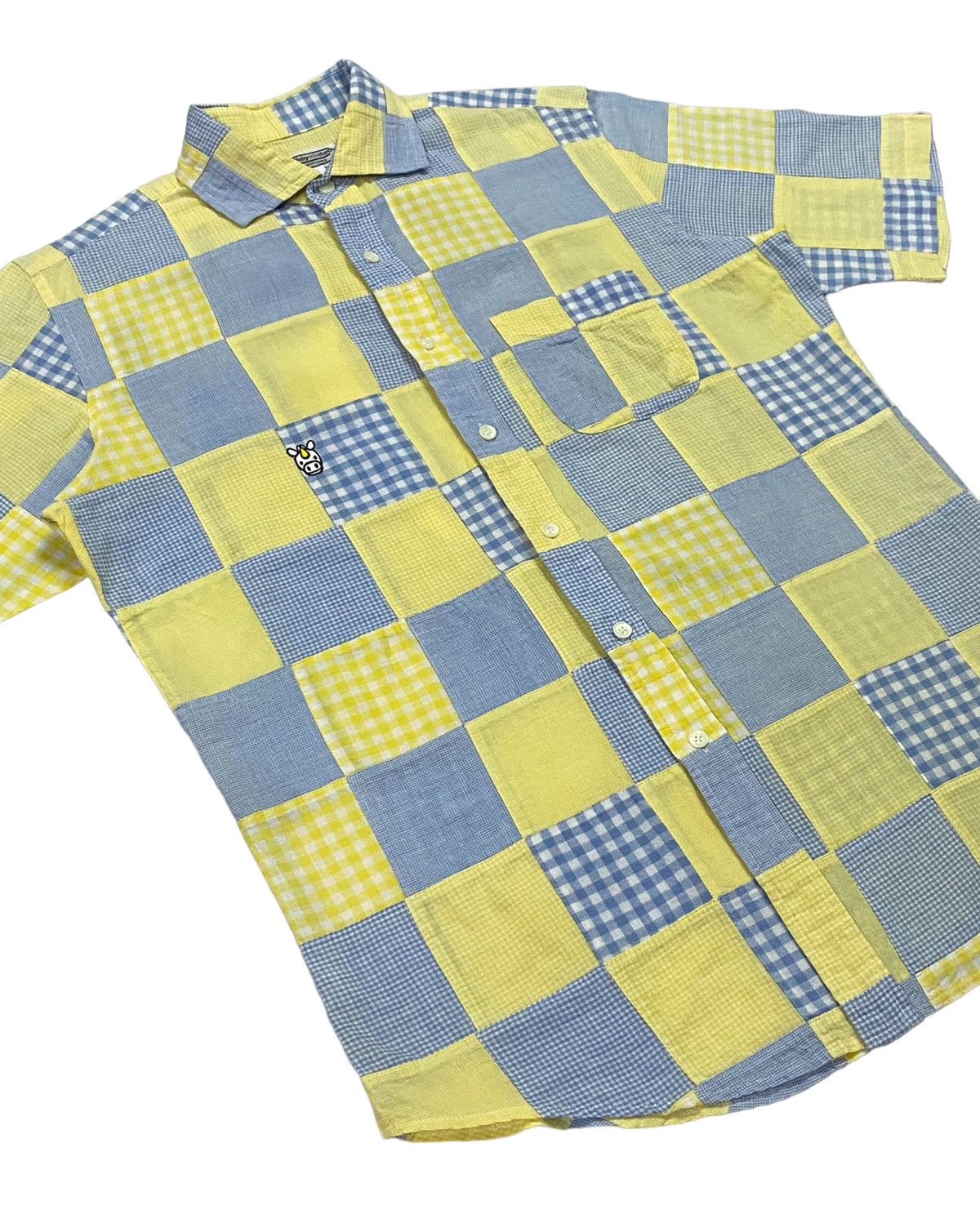 Bape × Nigo Baby Milo Pacthwork Button Up S/S Shirt Size US S / EU 44-46 / 1 - 21 Thumbnail