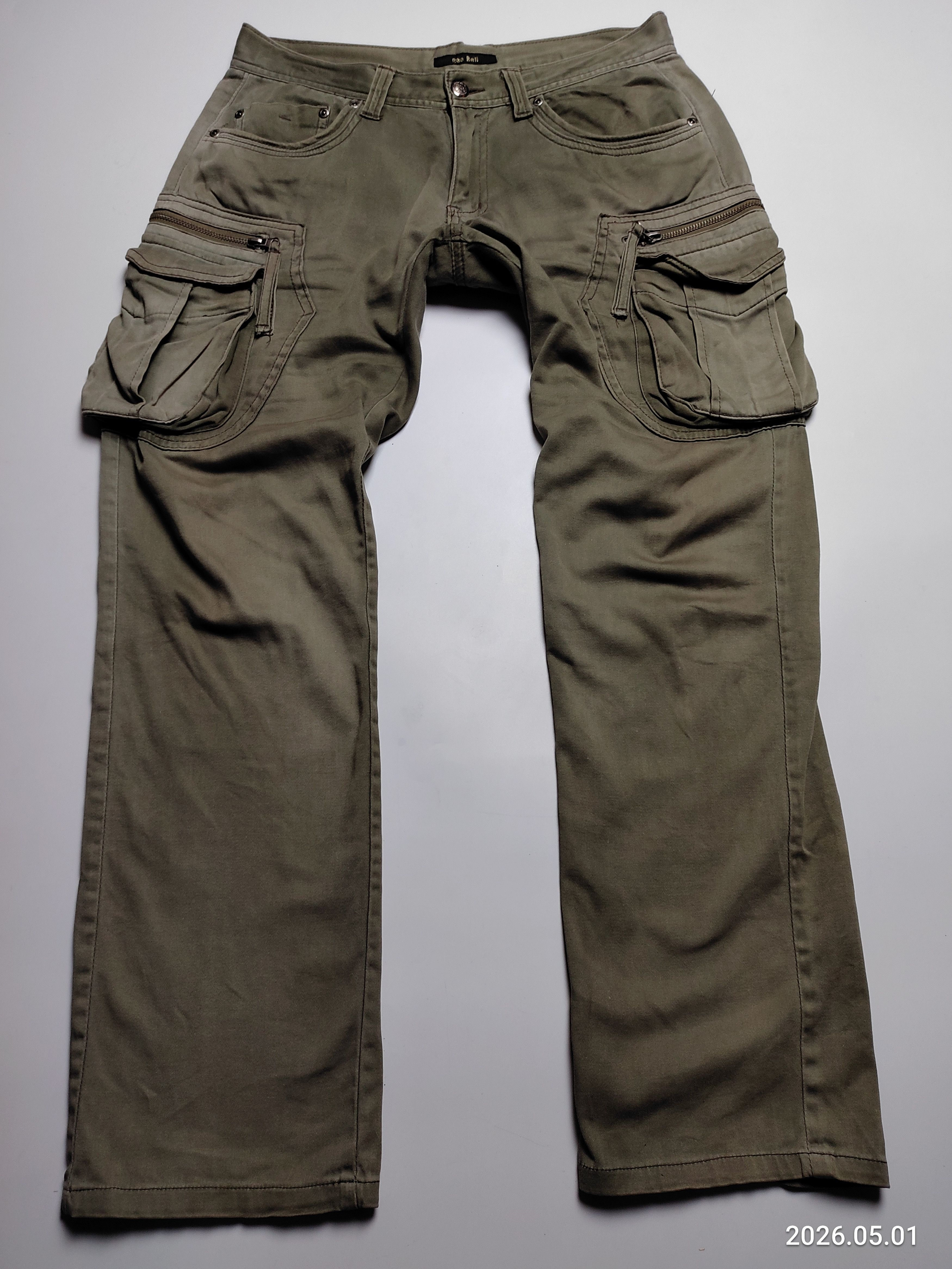 Japanese Brand Bee Bell Cargo Multipocket Tactical Pants Size US 29 - 1 Thumbnail