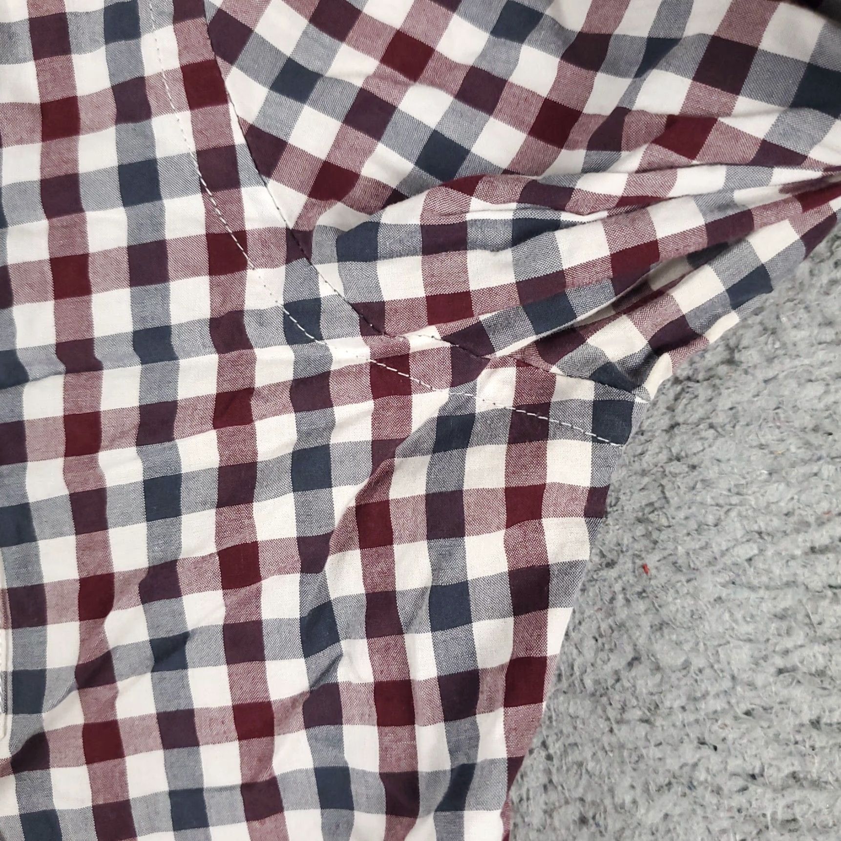American Eagle Outfitters American Eagle Shirt Casual Button-Up Long Sleeve Mens Small Red Check Size US S / EU 44-46 / 1 - 4 Thumbnail