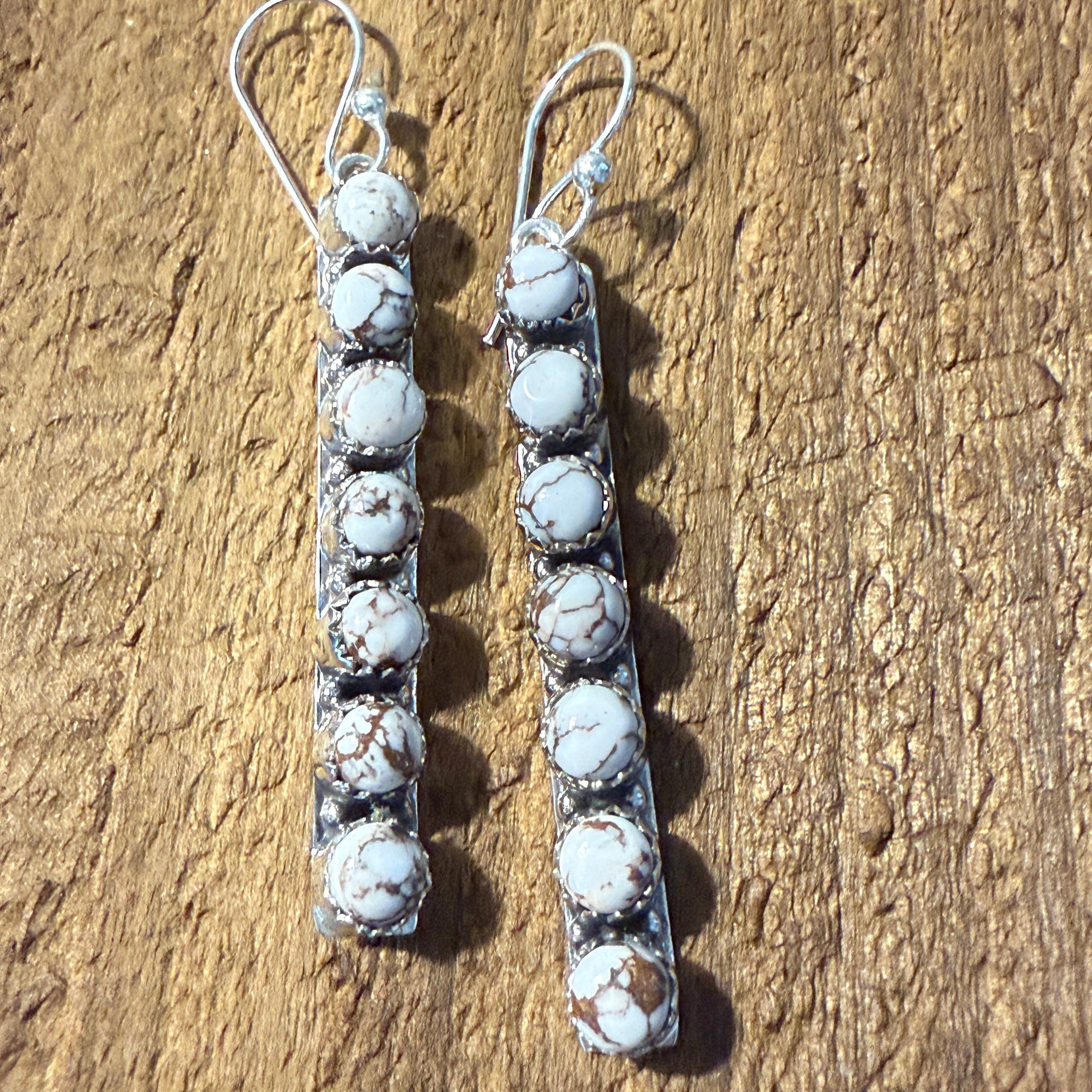Other Wild Horse Jasper Dahlia Earrings 925 Sterling Silver Size ONE SIZE - 6 Thumbnail