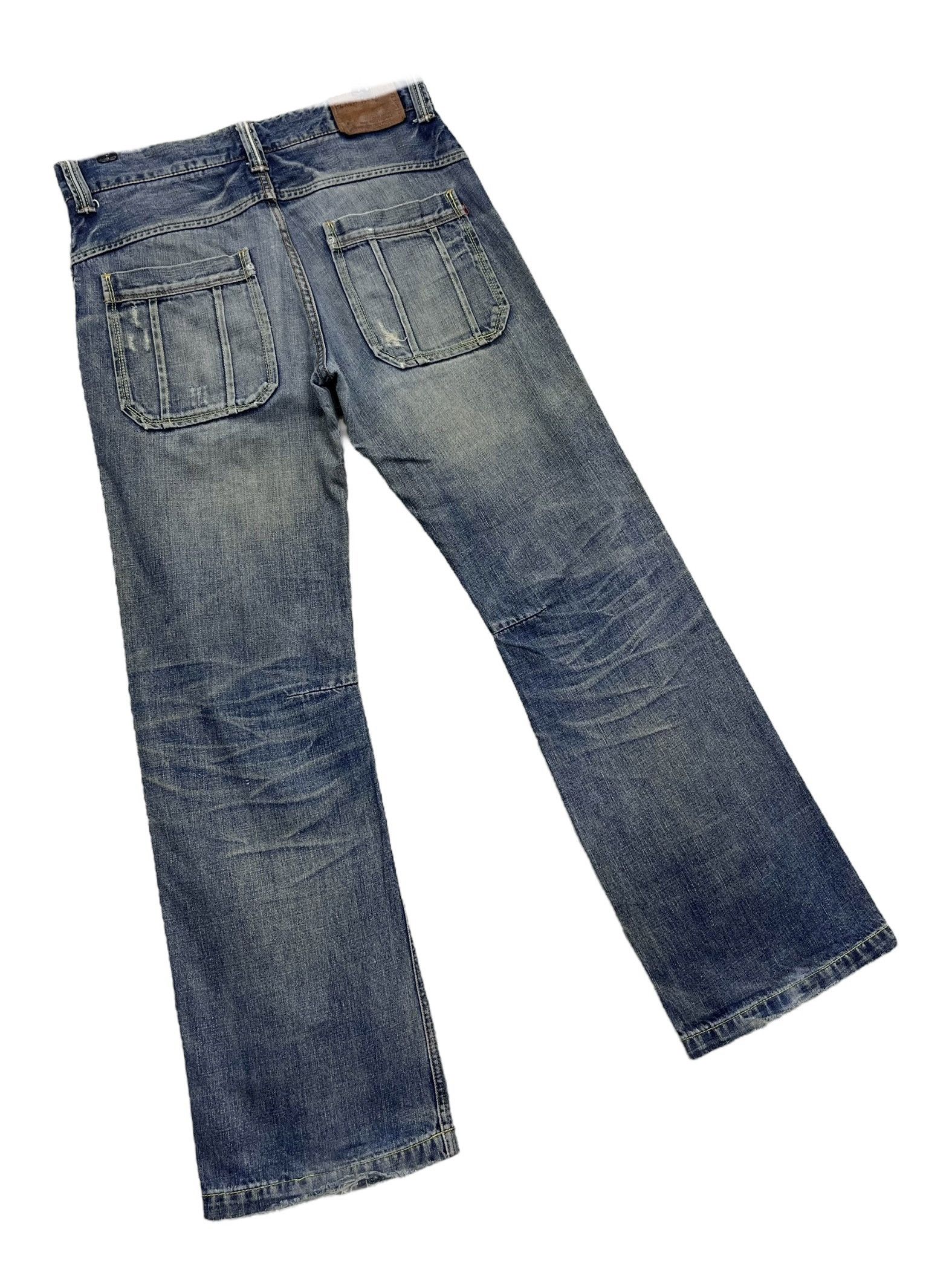 Report Collection 🔥FLASH REPORT Vintage Fatigues Denim Mudwash Bush Pants Size US 31 - 4 Thumbnail