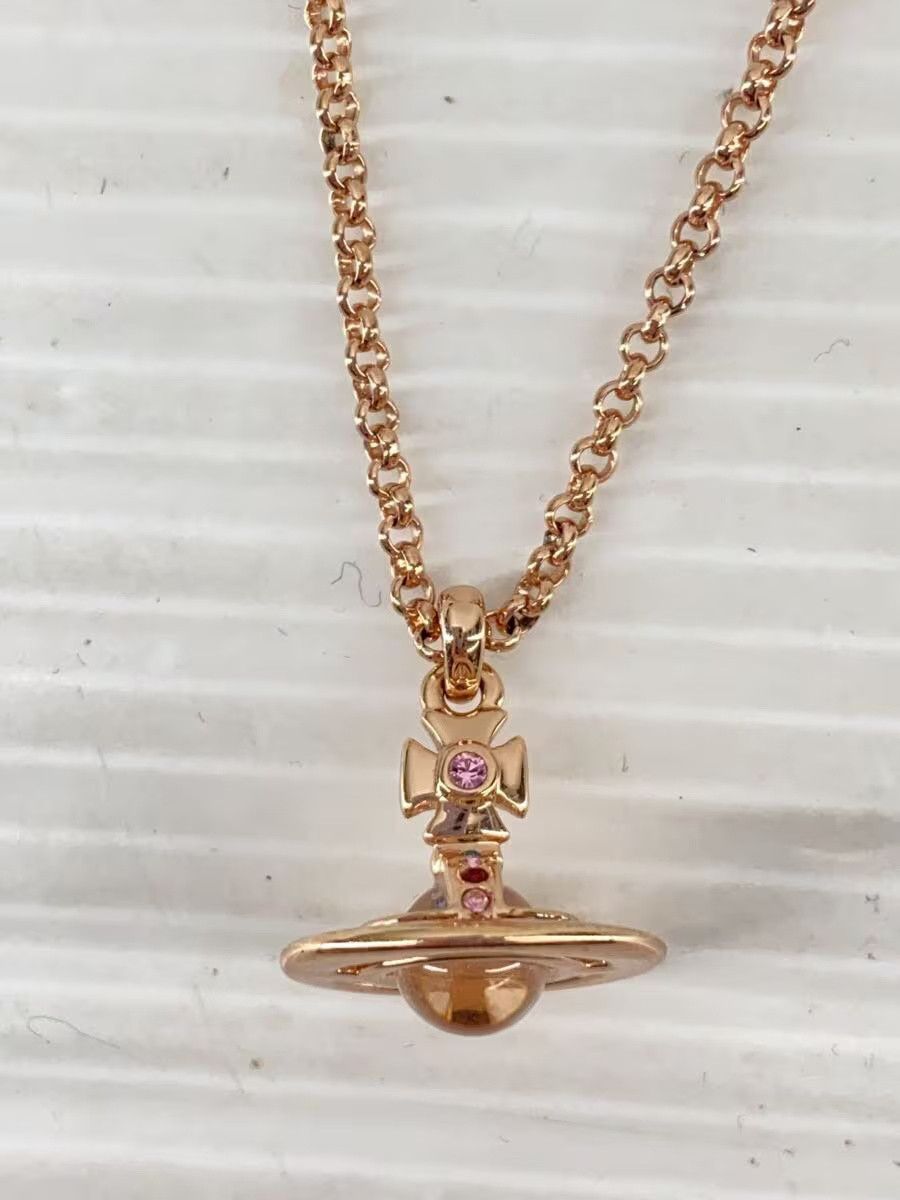 Vivienne Westwood Vivienne Westwood Orb Necklace Pink Gold | Grailed