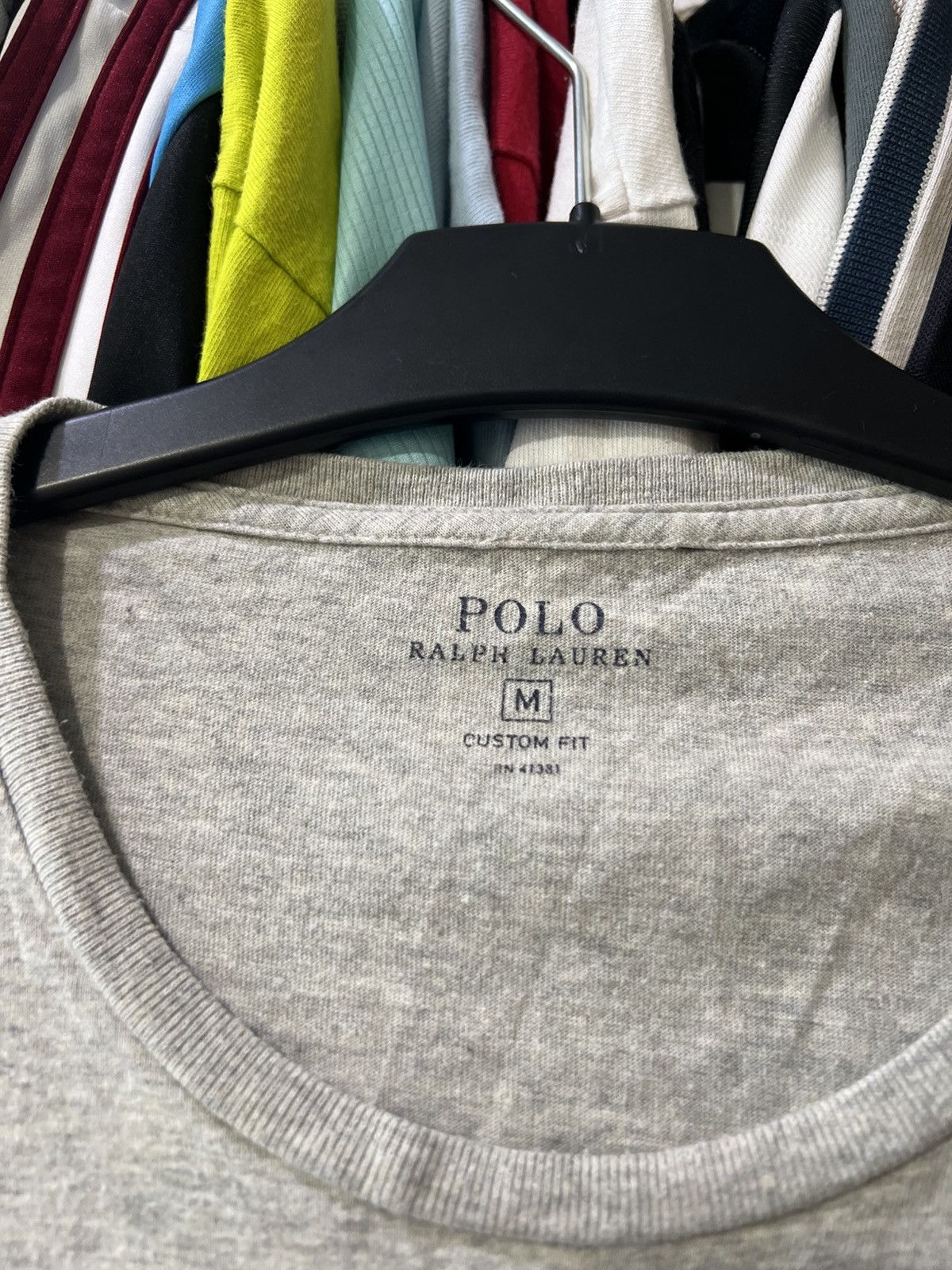 Polo Ralph Lauren GRAY BASIC POLO RALPH LAUREN SMALL HORSE LOGO T SHIRT SIZE M Size US M / EU 48-50 / 2 - 3 Thumbnail