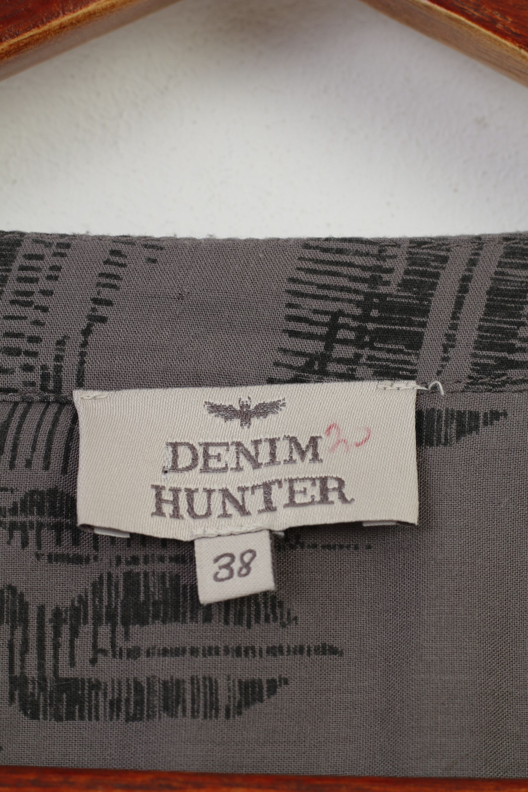 Vintage Denim Hunter Woman 38 M Jumpsuit Viscose Grey 10550 Size 27" / US 4 / IT 40 - 6 Thumbnail