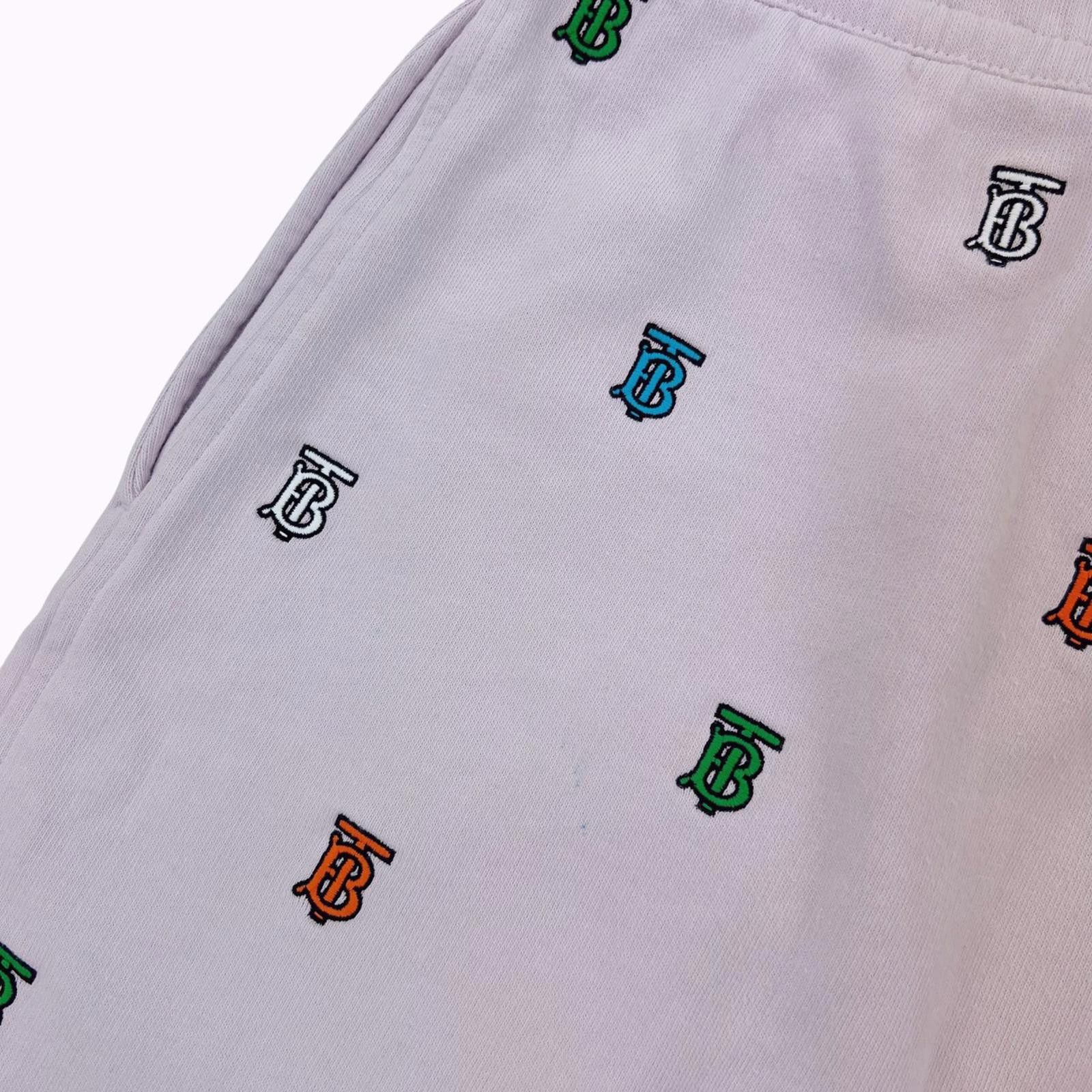 Burberry Burberry Monogram Embroidered Pink Shorts Size US 32 / EU 48 - 5 Thumbnail