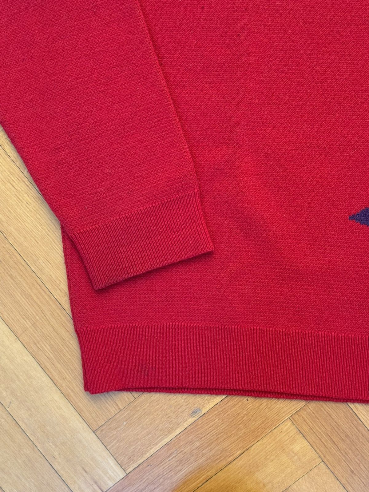 Gosha Rubchinskiy GOSHA RUBCHINSKIY red sweater FW17 Size US M / EU 48-50 / 2 - 4 Thumbnail