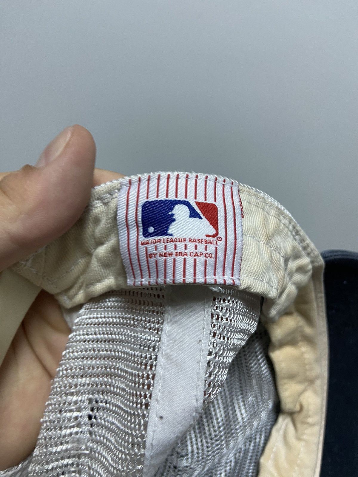 New York Yankees × Vintage New York Yankees NY Cap Vintage Big Logo Baseball Size ONE SIZE - 9 Thumbnail