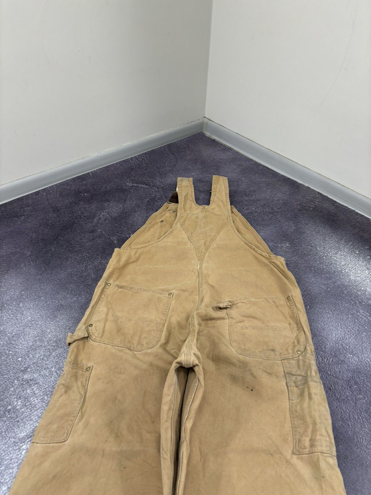 Carhartt Vintage Carhartt Double Knee USA 90s Hype Dad Work Overall Size US 38 / EU 54 - 14 Thumbnail