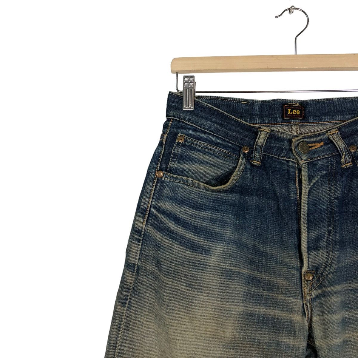 Japanese Brand 🔥VINTAGE DENIM JEANS LEE UNION MADE SANFORIZED Size US 30 / EU 46 - 7 Thumbnail