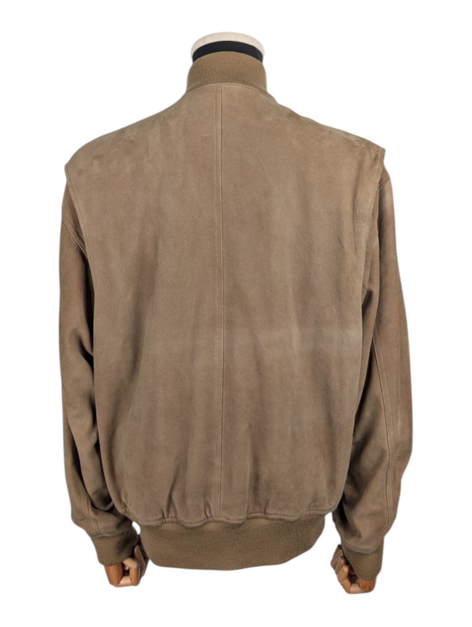 Polo Ralph Lauren Polo Ralph Lauren Beige Suede Bomber Jacket Size M / US 6-8 / IT 42-44 - 3 Thumbnail