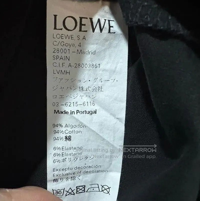 Loewe Loewe Summer Black Cotton Graphic Tee . Size M / US 6-8 / IT 42-44 - 4 Thumbnail