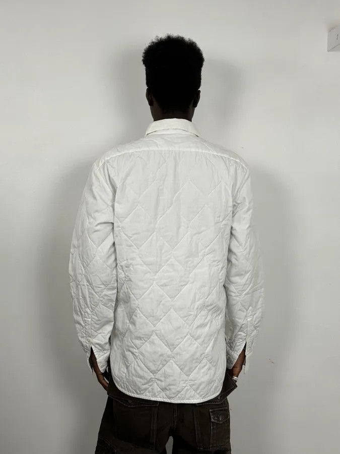 Dries Van Noten Dries Van Noten White Quilted Effect Shirt Size US M / EU 48-50 / 2 - 3 Thumbnail