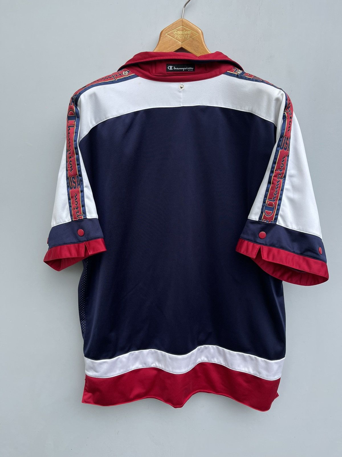 Champion 90's Champion USA Team NBA Olympics Short Sleeve Jacket Size US XL / EU 56 / 4 - 14 Thumbnail
