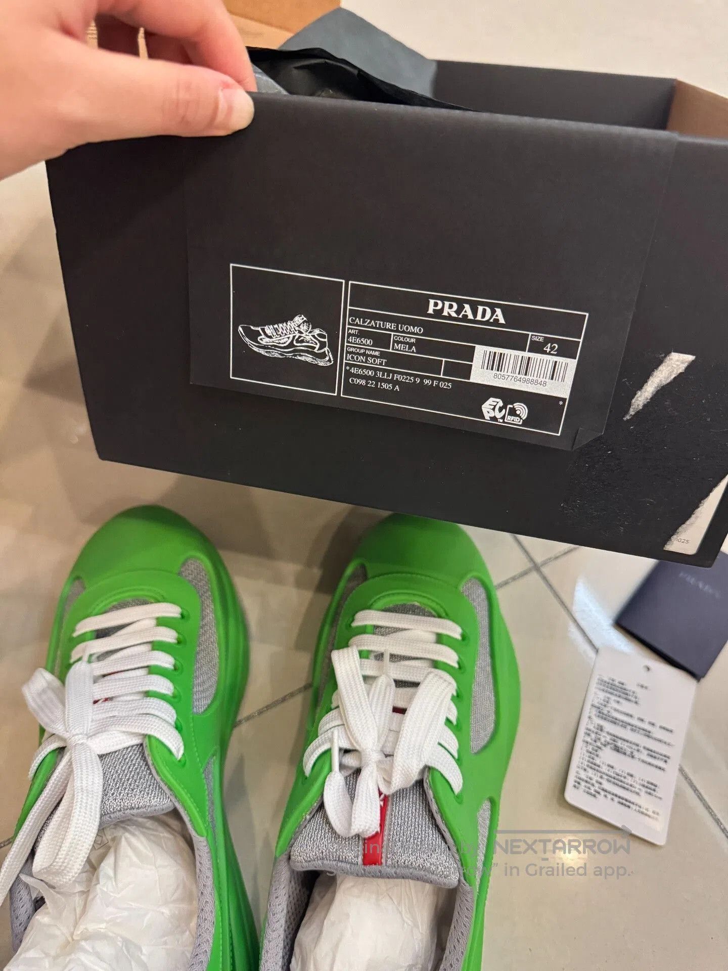 Prada Prada America's Cup Limited Green. Size US 9 / EU 42 - 4 Thumbnail