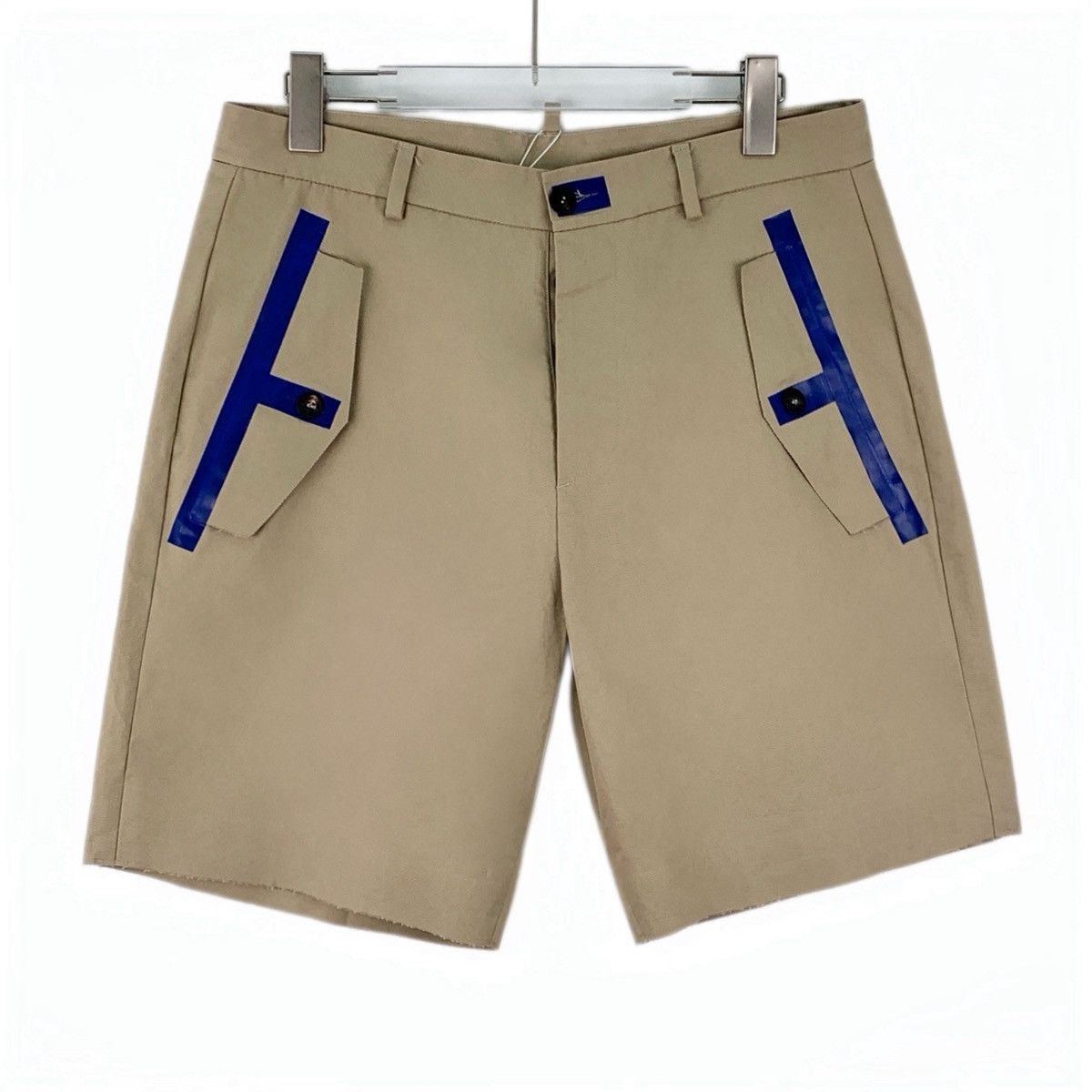 Dsquared2 Dsquared2 Khaki Cotton Casual Shorts With Pocket Trim K26WX Size US 34 / EU 50 - 1 Thumbnail