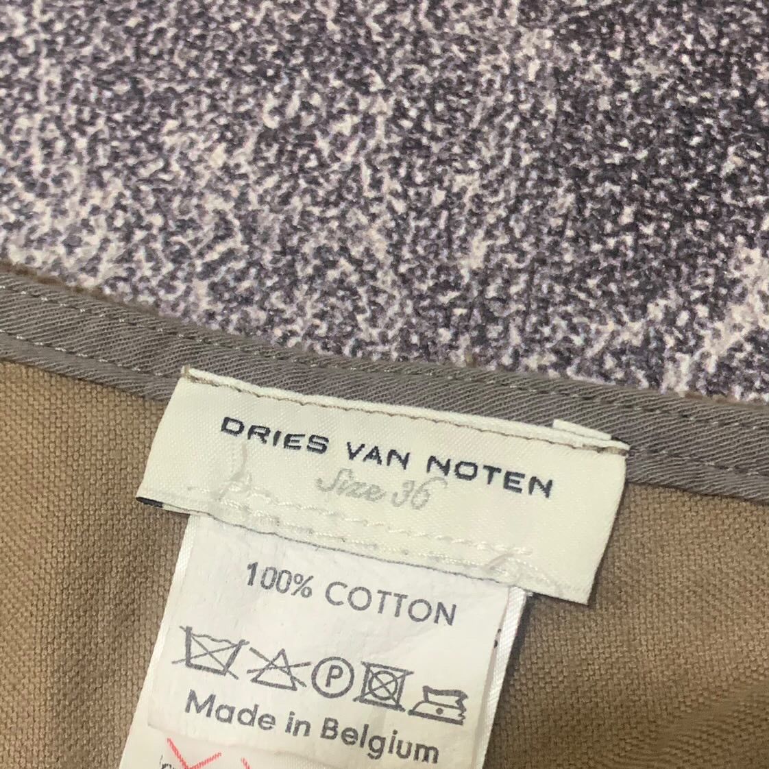 Designer × Dries Van Noten Dries van noten velvet mini skirt Size 29" - 3 Thumbnail