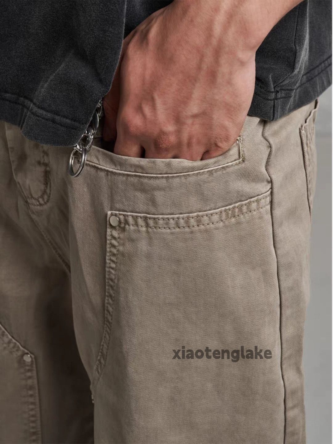 Designer × Vintage washed faded cleanfit skate hiphop loose baggy pants Size US 28 / EU 44 - 5 Thumbnail