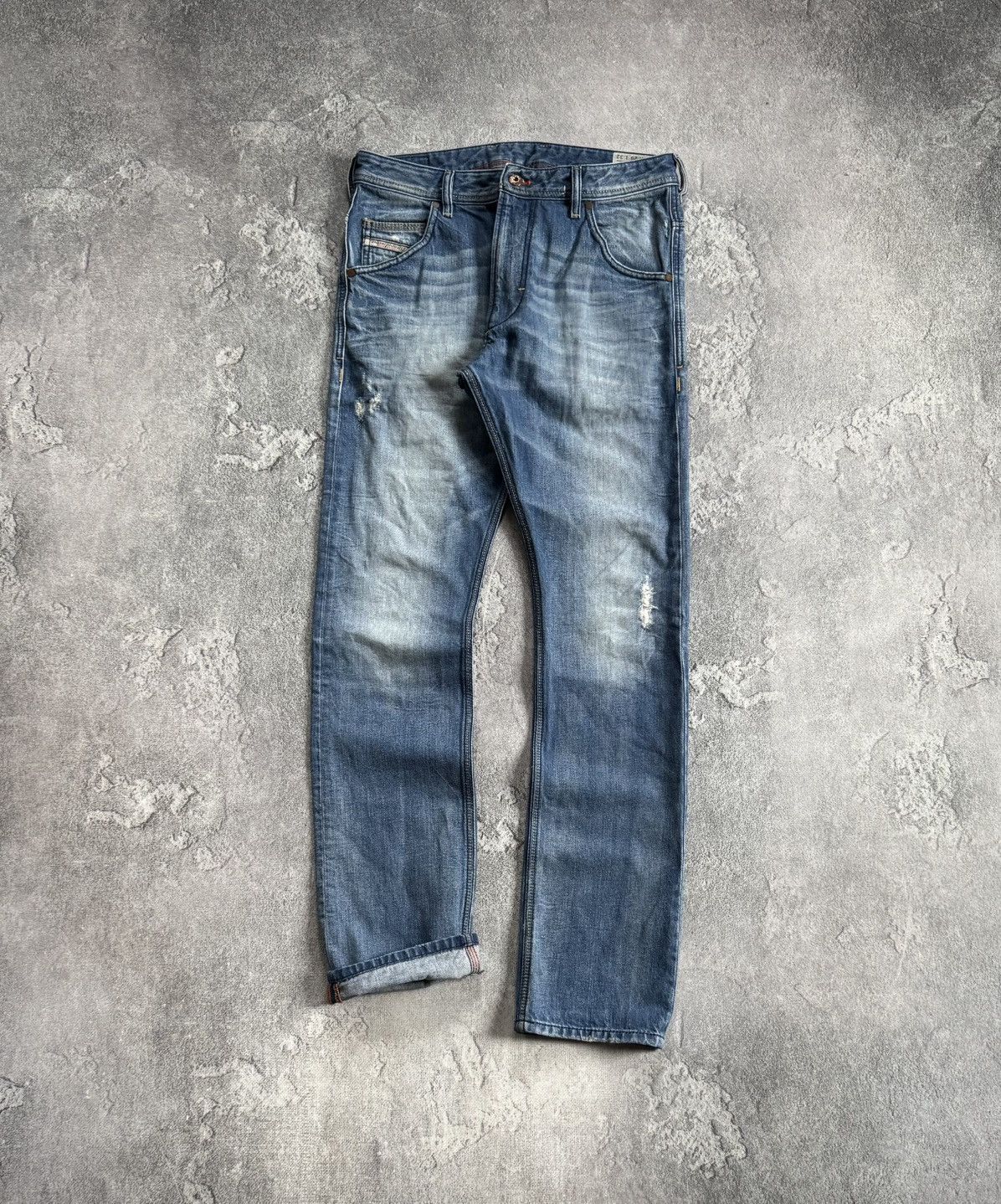 Diesel Diesel 29/32 Krooley distressed denim pants jeans trousers Size US 29 - 7 Thumbnail