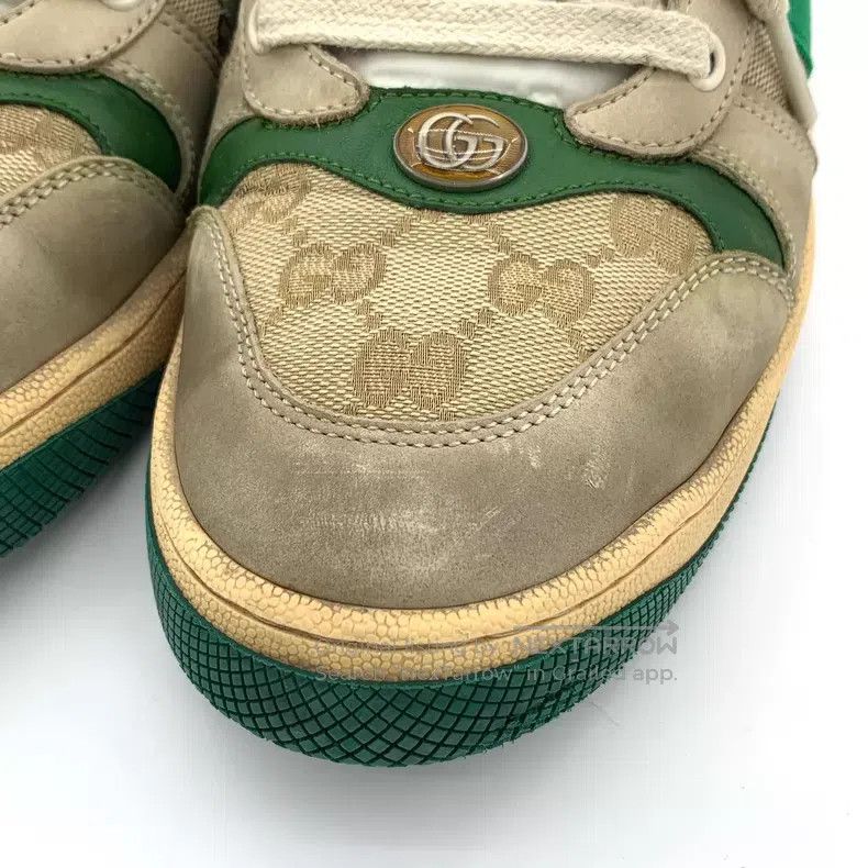 Gucci Gucci Butter green canvas patchwork GG enamel printed casu Size US 9.5 / EU 42-43 - 9 Thumbnail
