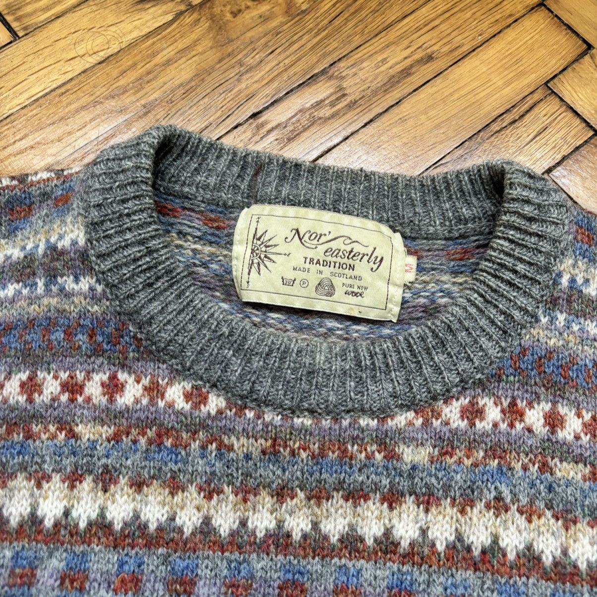Vintage Vintage 70’s Pure Wool Knit Sweater Boxy Fit Size US M / EU 48-50 / 2 - 2 Thumbnail
