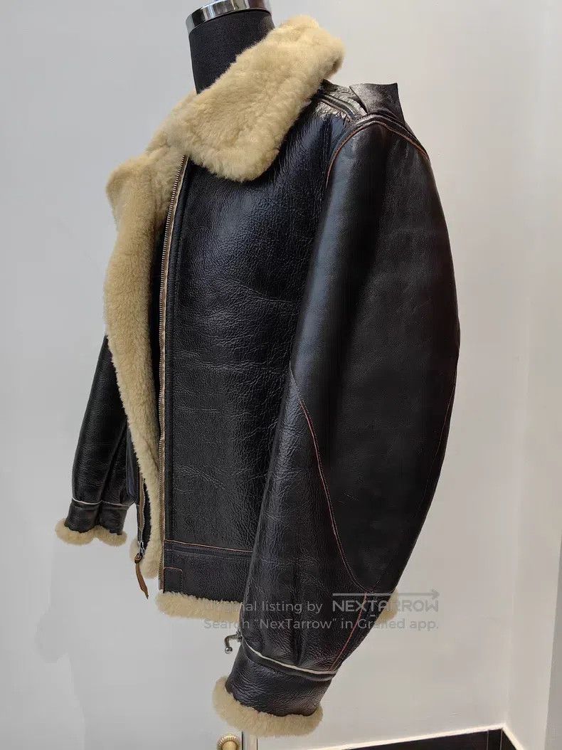 The Real McCoy's The Real McCoys Classic fur integrated flying leather jack Size US XS / EU 42 / 0 - 7 Thumbnail