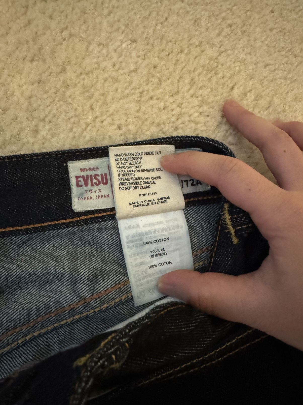 Evisu Evisu Tattoo Koi Daicock Size US 28 / EU 44 - 5 Thumbnail