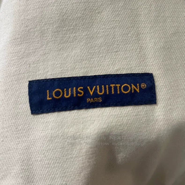 Louis Vuitton Louis Vuitton Solid logo embossed denim short sleeve shirt Size US XXL / EU 58 / 5 - 3 Thumbnail