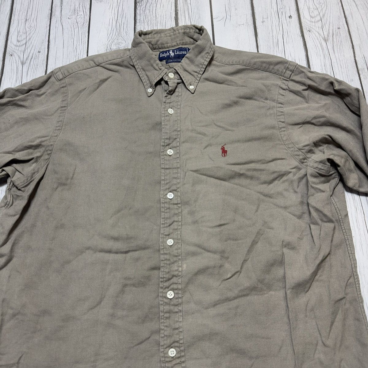 Ralph Lauren × Vintage Vintage Ralph Lauren shirt Size US L / EU 52-54 / 3 - 3 Thumbnail