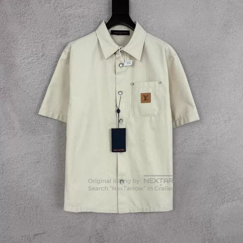 Louis Vuitton Louis Vuitton SS25 new leather logo mulberry silk blend sh Size US M / EU 48-50 / 2 - 1 Thumbnail