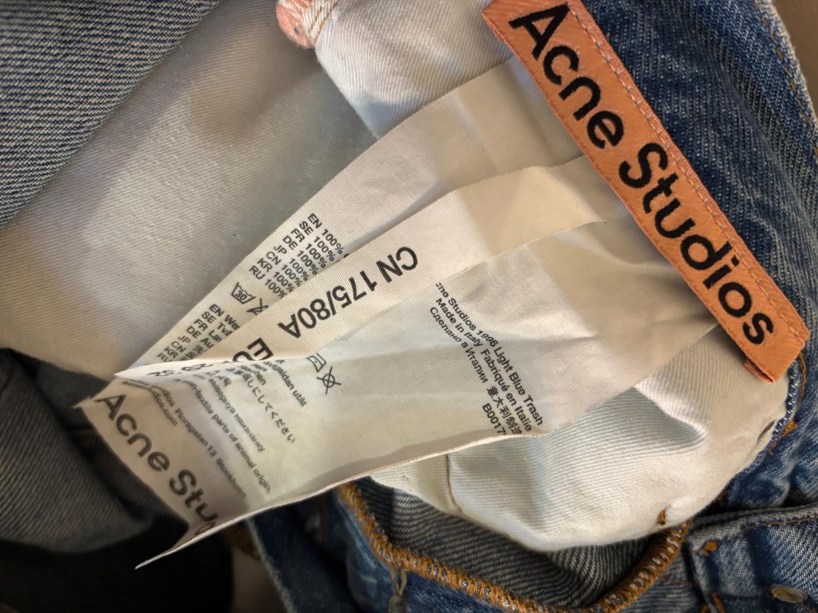 Acne Studios Acne Studios 1996 Light Blue Trash Size US 29 - 4 Thumbnail