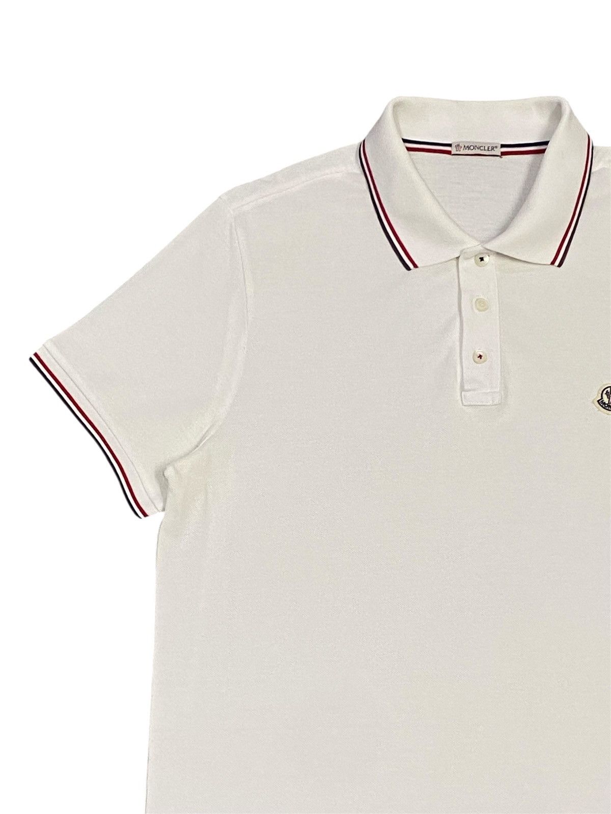Moncler Moncler Contrast Rib Polo Shirt Size US L / EU 52-54 / 3 - 6 Thumbnail