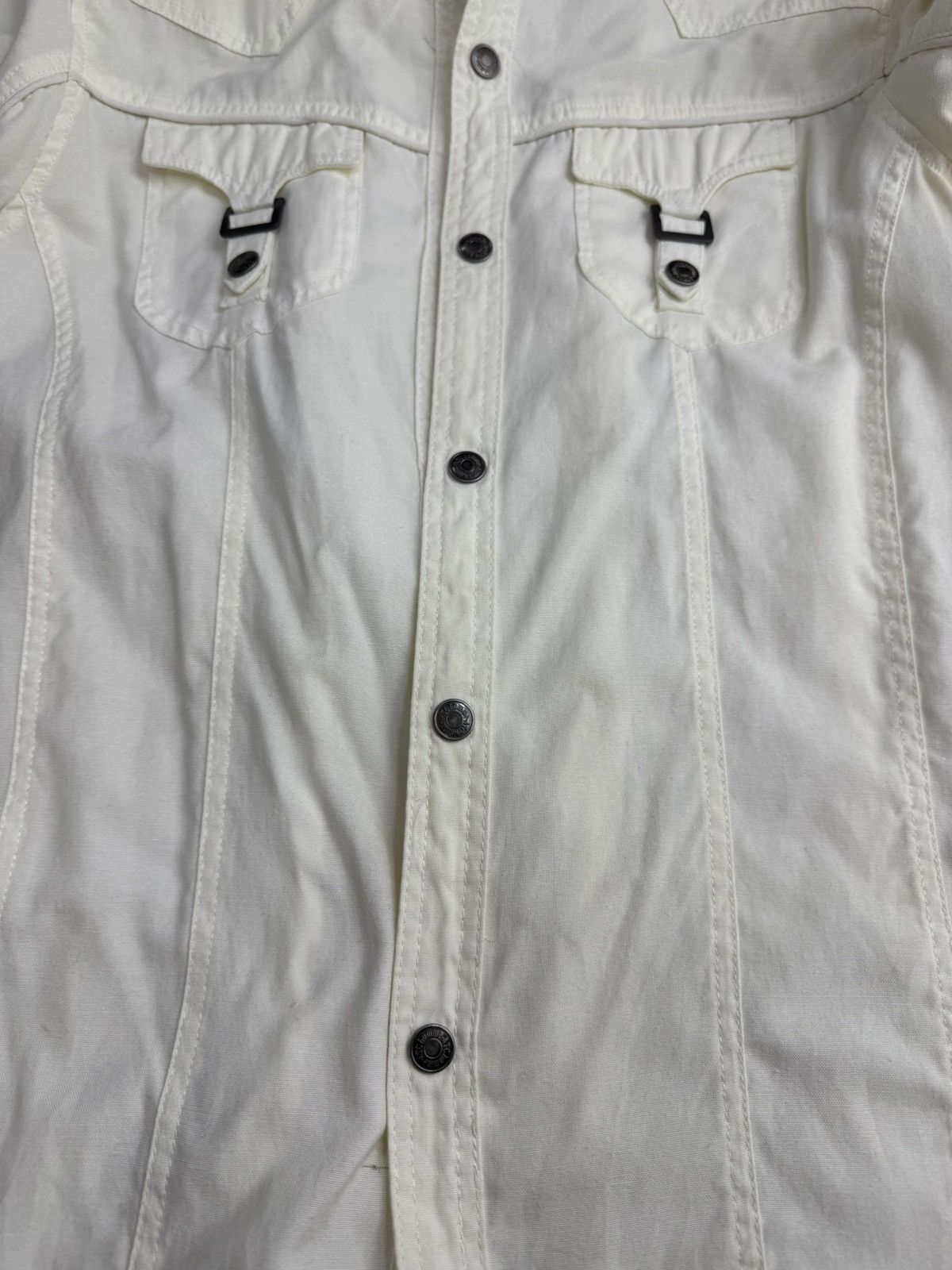 In The Attic In the Attic" removable hoodie jacket in white Size L / US 10 / IT 46 - 3 Thumbnail