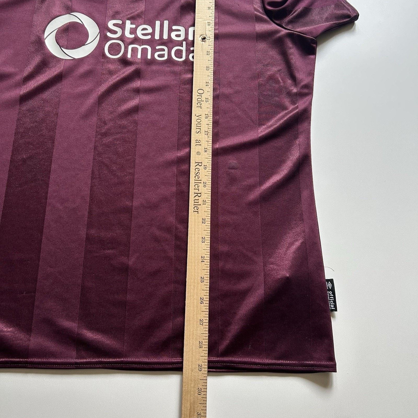 Umbro Hearts FC Home Shirt 2024/25 Umbro Jersey Large Rare Size US L / EU 52-54 / 3 - 5 Thumbnail