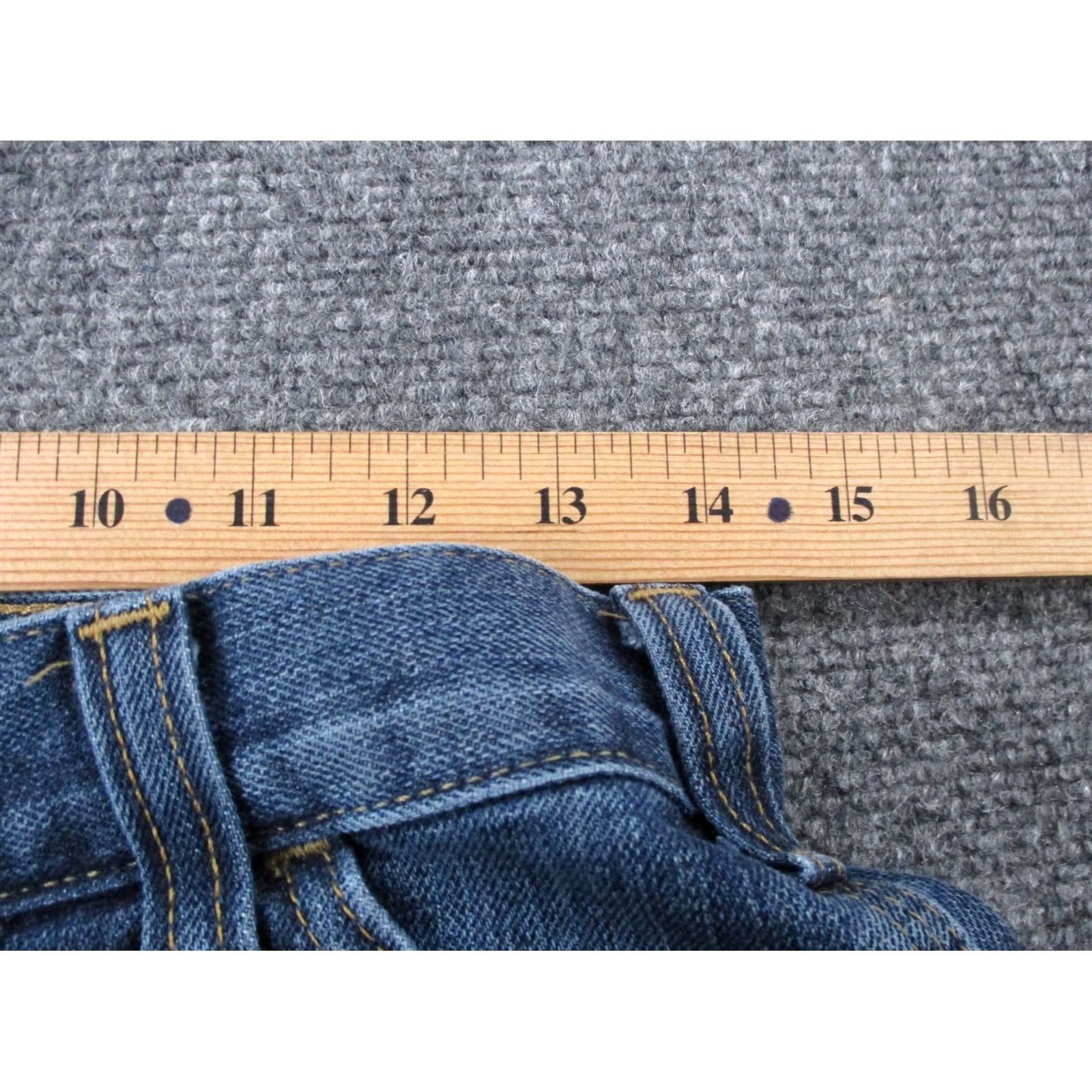 Carhartt Carhartt Jeans Mens 32 X 34 Blue Denim Relaxed Fit Straight Boot Casual Country Jeans Mens Regular Blue Denim 5-Pocket Design Boots Cut Mens Size US 28 / EU 44 - 6 Thumbnail