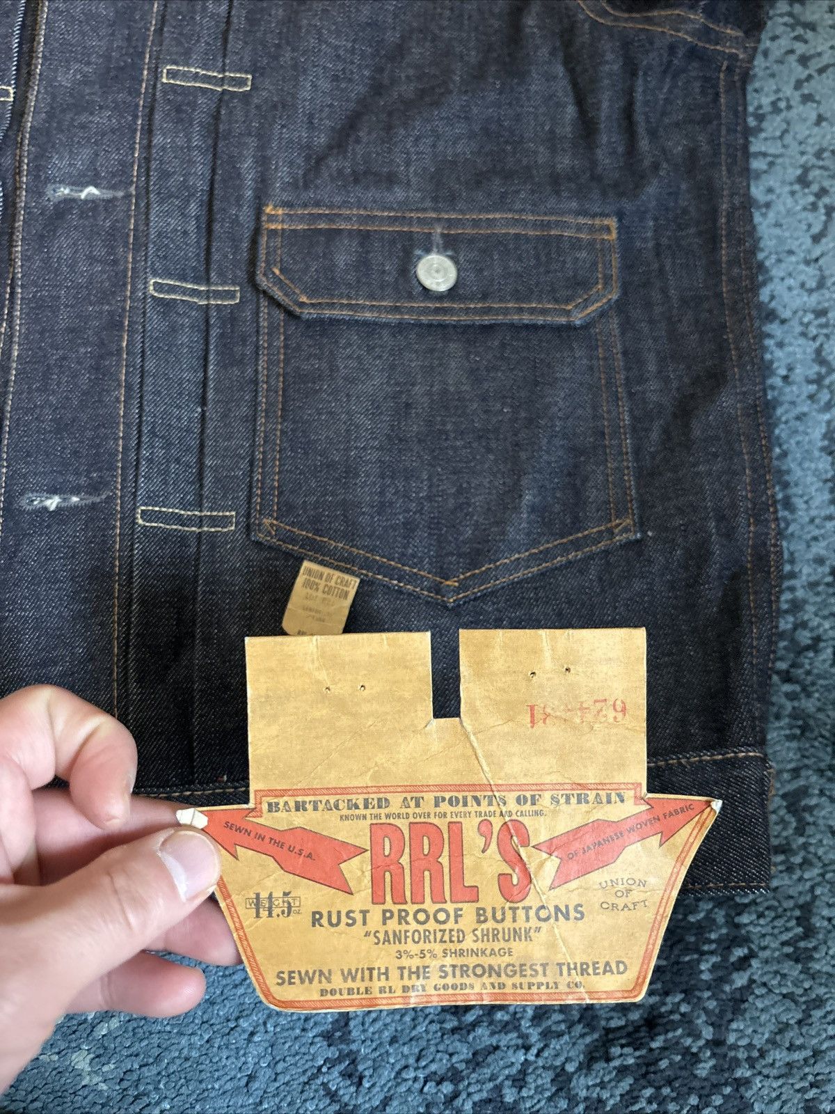 RRL Ralph Lauren rrl denim jacket Size US M / EU 48-50 / 2 - 4 Thumbnail