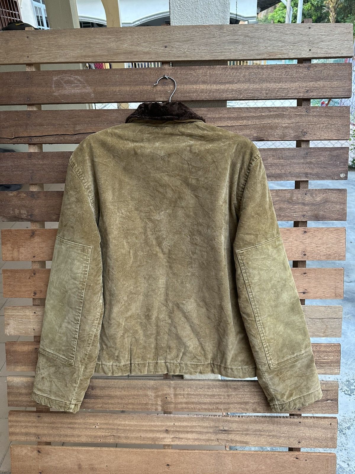 Armani Exchange Vintage Armani Exchange Curdoroy Sherpa Jacket Size US S / EU 44-46 / 1 - 2 Thumbnail