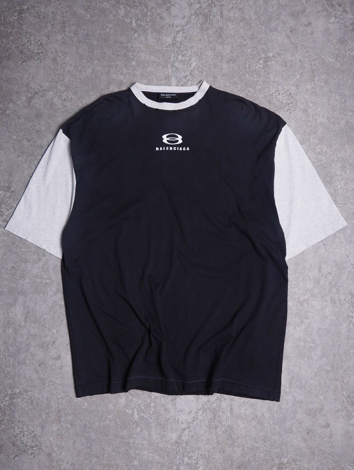 Balenciaga Unity 3/4 Sleeve Oversized T-Shirt | Grailed