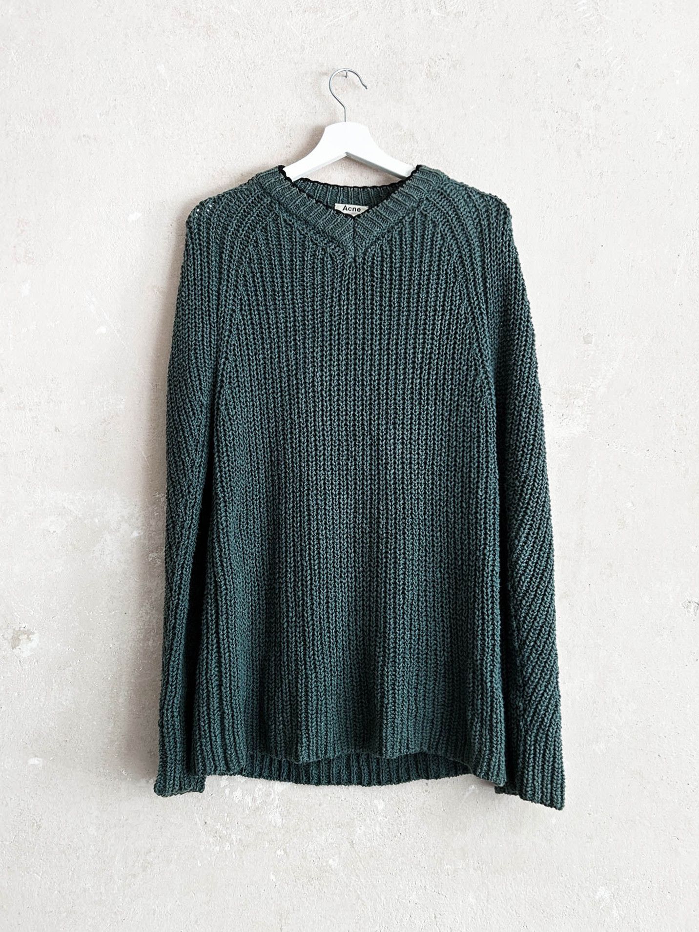 Acne Studios Kenan Contrast Knit Sweater Size US M / EU 48-50 / 2 - 1 Thumbnail