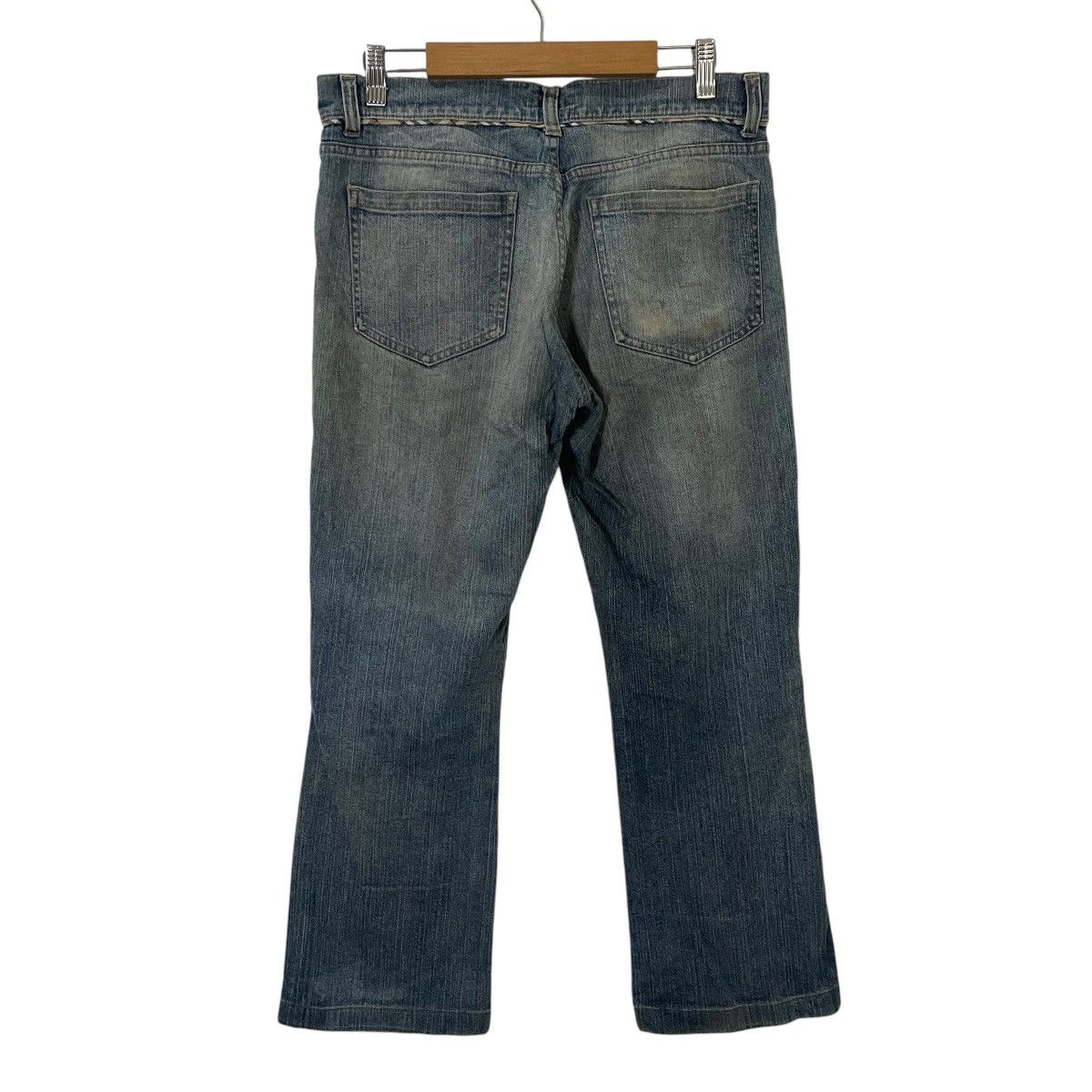 Burberry Vintage Y2k Burberry London Distressed Denim Jeans Size 31" - 8 Thumbnail