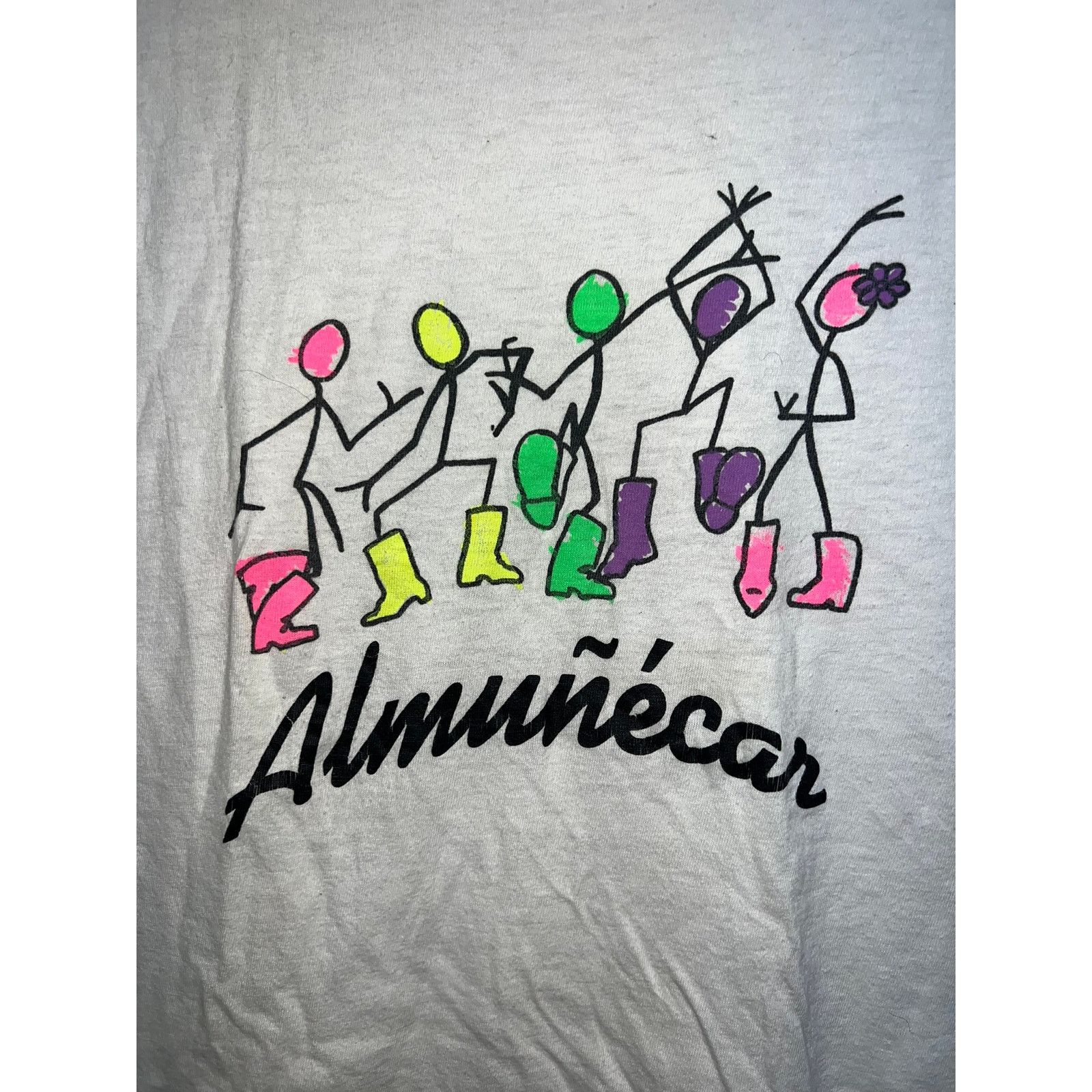 Vintage Vintage Womens Almunecar Shirt Crop Top Spain White Tee M Size M / US 6-8 / IT 42-44 - 2 Thumbnail