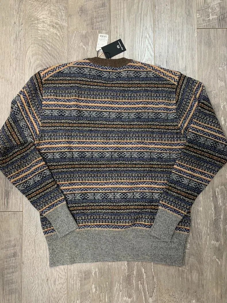 Nigel Cabourn Nigel Cabourn Fair Isle Wool Sweater. Size US L / EU 52-54 / 3 - 7 Thumbnail