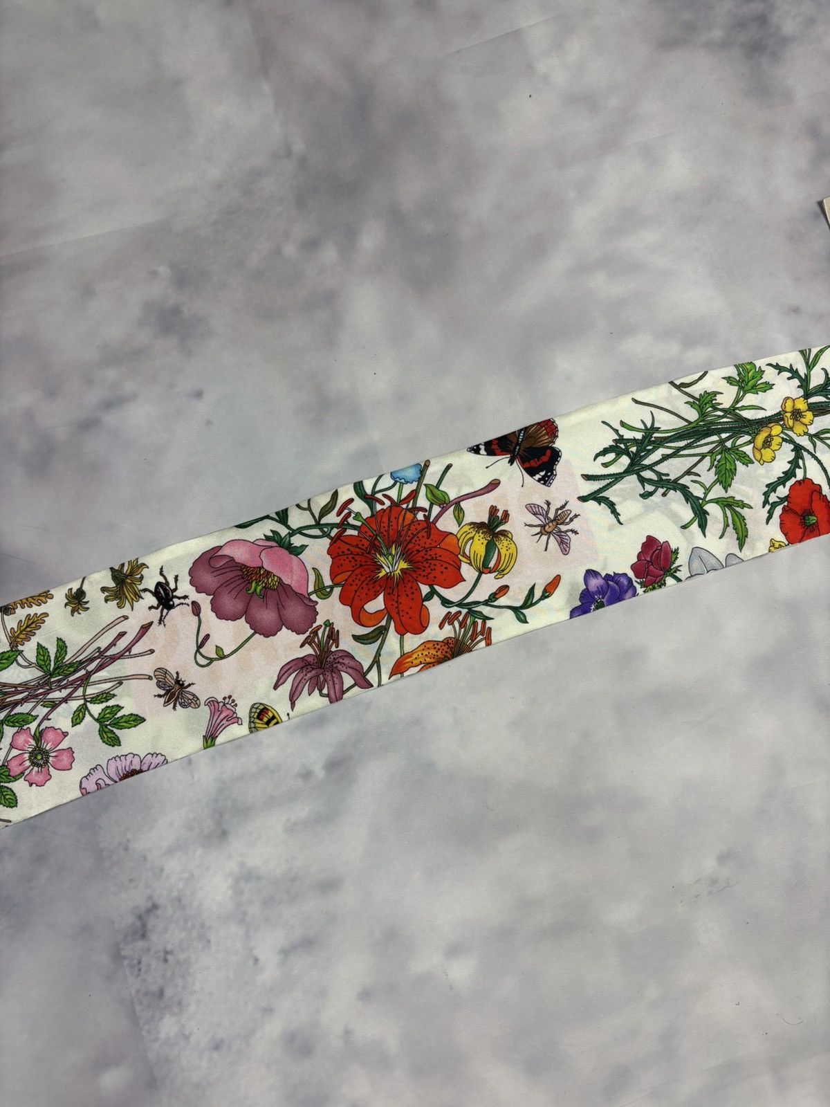 Gucci Gucci Flora 100th Anniversary Silk Scarf Size ONE SIZE - 9 Thumbnail